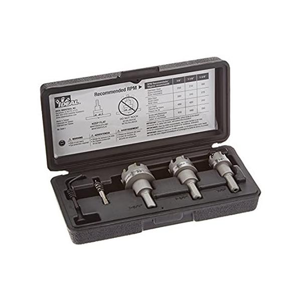 IDEAL 36-311 TKO Carbide Tipped Hole Cutter, 3-Piece Kit