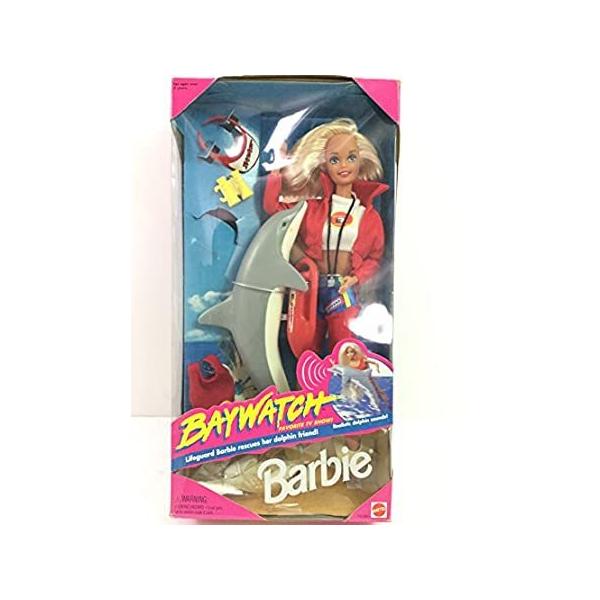 BAYWATCH BARBIE Doll with Dolphin &amp; Accessories 1994 by Mattel [sAi] sAi