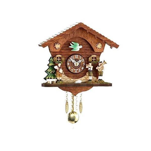 Trenkle Kuckulino Black Forest Clock with Quartz Movement and Cuckoo Chime