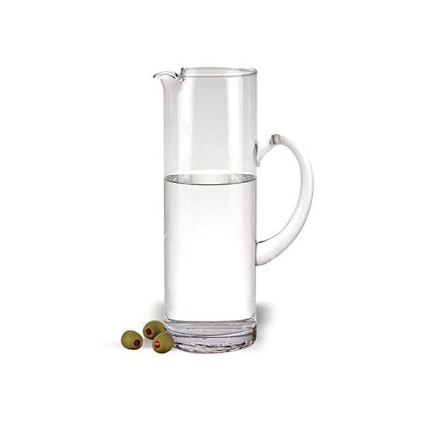 Badash Celebrate Crystal Glass Pitcher - 54 oz. Mouth-Blown Classic Martini