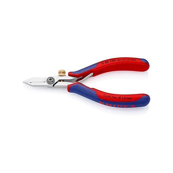 KNIPEX Tools - Electronics Wire Stripping Shears, Multi-Component (1182130)