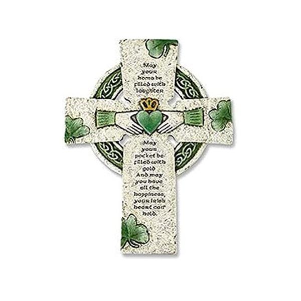 Irish Wall Cross with Traditional Irish Blessing