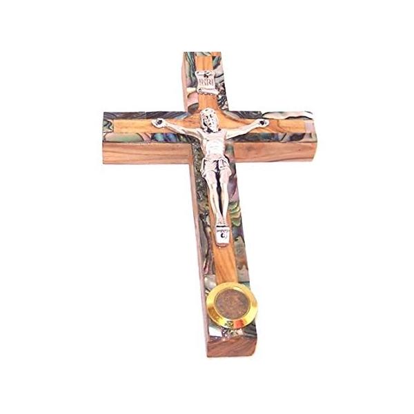 Holy Land Market �����ȃO���[�hA�I���[�u�E�b�h���e���X�^�C���\���� �^��̏���t�� (12cm�܂���4.8�C���`) ���s�A���i