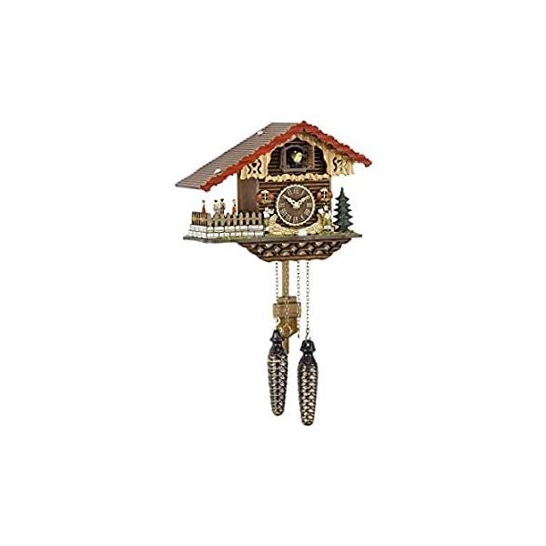 Trenkle Quartz Cuckoo Clock Swiss House, Turning Dancers TU 457 QT