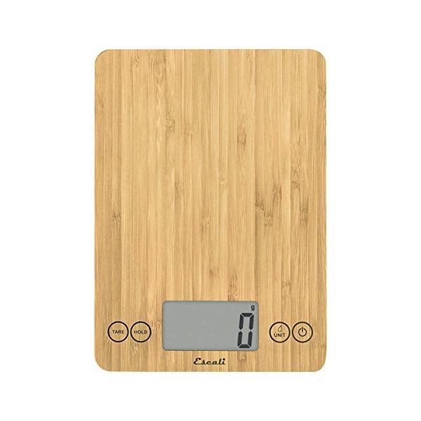 Escali Arti Glass Kitchen Scale 15 lb 7 kg Capacity 005 oz 1 g Increment Premium Digital Scale for Baking Cooking and Food  Easy to Clean Surface  Lif