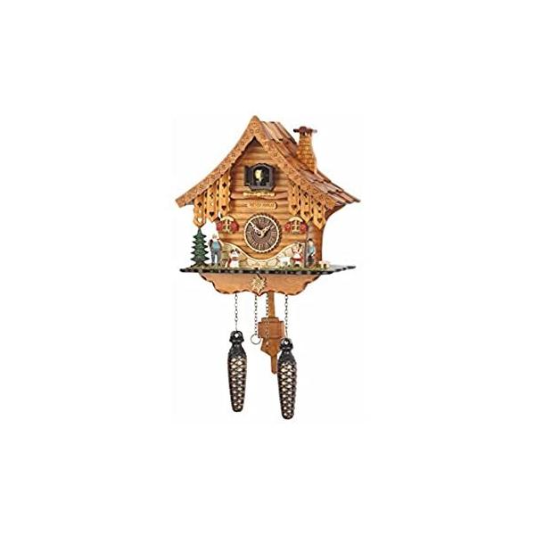 Trenkle Quartz Cuckoo Clock Black Forest House with Music TU 471 QM