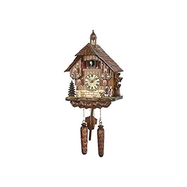 Trenkle Quartz Cuckoo Clock Black Forest House with Music TU 479 QM HZZG