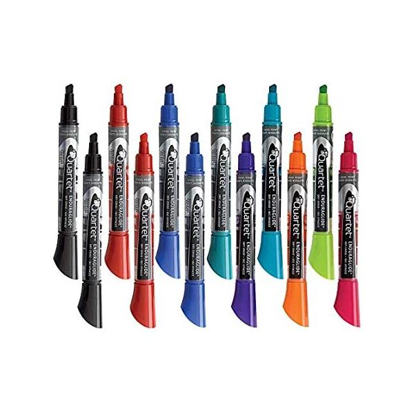Quartet Dry Erase Markers, Whiteboard Markers, Chisel Tip, EnduraGlide, Ass sAi