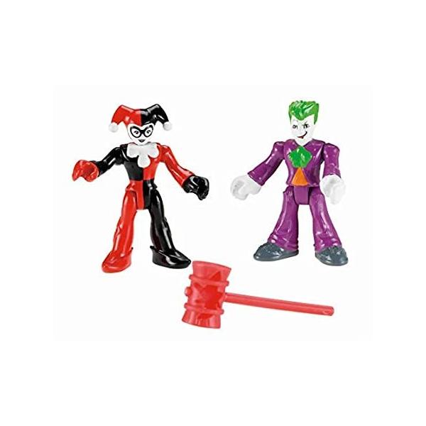 Fisher Price Imaginext DC Super Friends Figures The Joker And Harley Quinn sAi