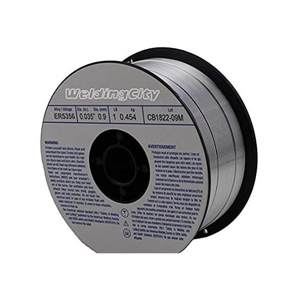 WeldingCity ER5356 Aluminum MIG Welding Wire 1-Lb Spool 0.035" (0.9mm)