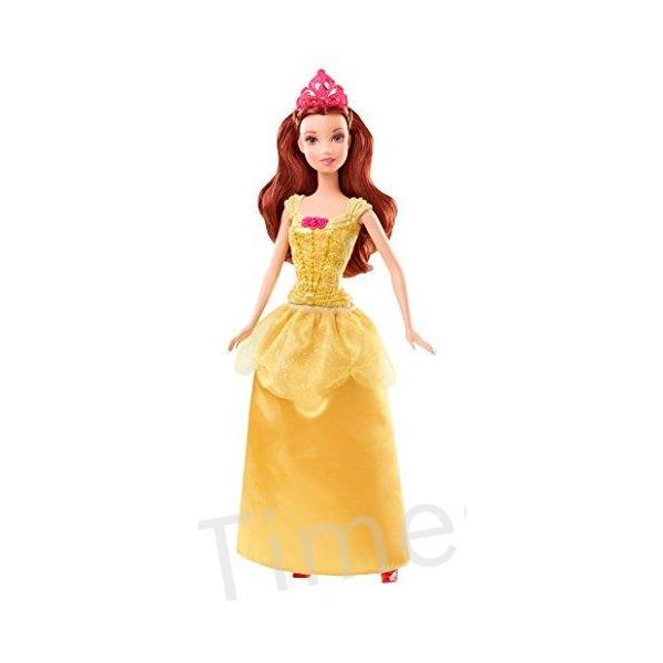 マテル ディズニープリンセス キラキラドレスのプリンセスドール ベル 着せ替え人形 価格比較 価格 Com
