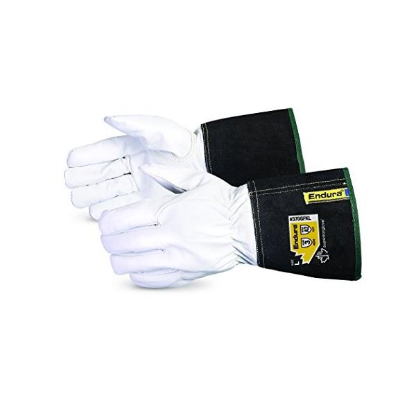 Superior 370GFKLM Precision Arc Goatskin Leather TIG Welding Glove with Kevlar Lining, Work, Medium (Pack of 1 Pair)