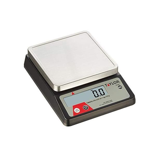 Taylor Precision Products Compact Digital Portion Control Kitchen Scale, TE32FT, Red