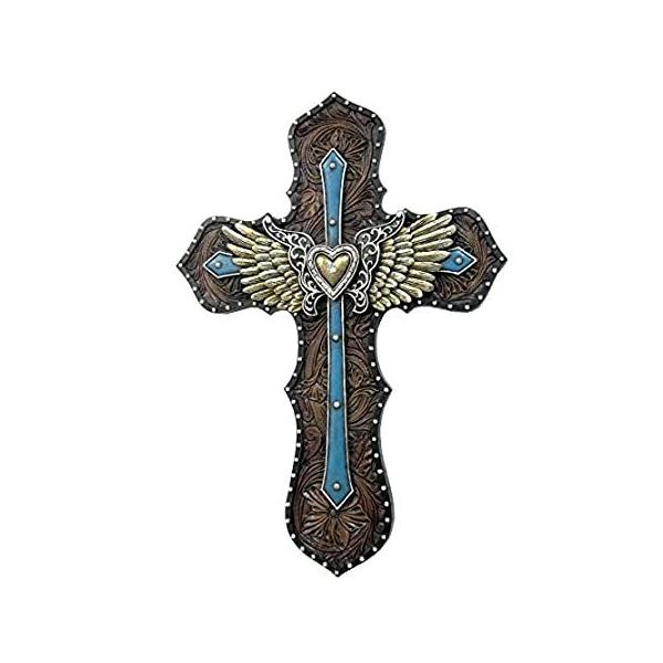 LL Home 12497 Blue Layered Cross Wings
