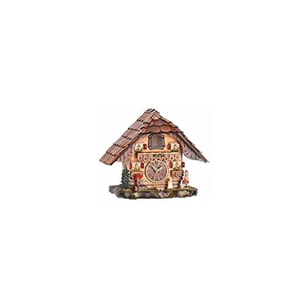 Trenkle Quartz Cuckoo Clock Black Forest House with Music TU 486 QM