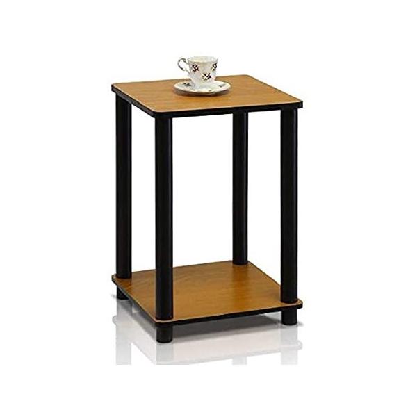 Furinno Turn-N-Tube End Table, Light Cherry/Black 141�m���s�A���n