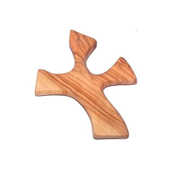 Olive wood Healing Cross &amp;#xAE; - complete Package with Prayers and Certificate