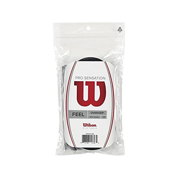 WILSON Pro Sensation Overgrip (30-Pack), Black sAi