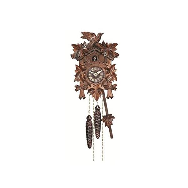 Engstler Quartz Cuckoo Clock 5-Leaves, Bird, Size: 8 inch, EN 522 Q
