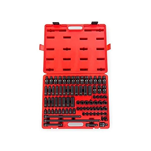 Sunex 3580 3/8-Inch Drive Master Impact Socket Set, 80-Piece by Sunex
