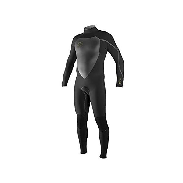 O'Neill Men's Heat 3/2mm Back Zip Full Wetsuit, Black, Small