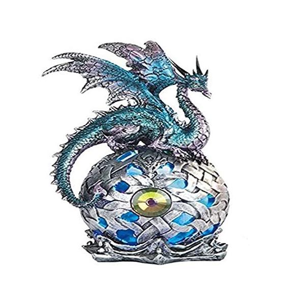 George S. Chen Imports StealStreet SS-G-71512 Dragon on Light Up LED Orb St