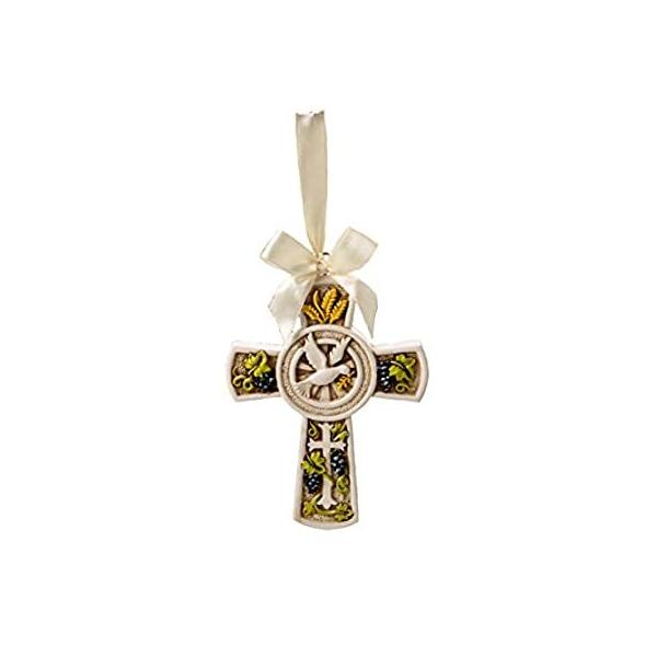 Holy Natures Harvest Themed Cross Ornament from Fashioncraft