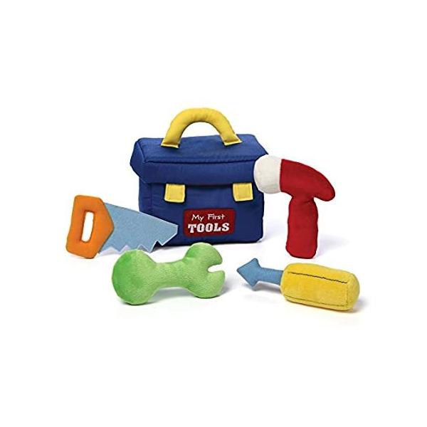 Baby GUND My First Toolbox Stuffed Plush Playset, 5 pieces