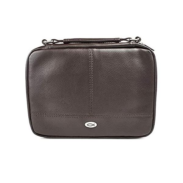 Christian Art Gifts Two-Fold Bible Organizer (Small, Brown)