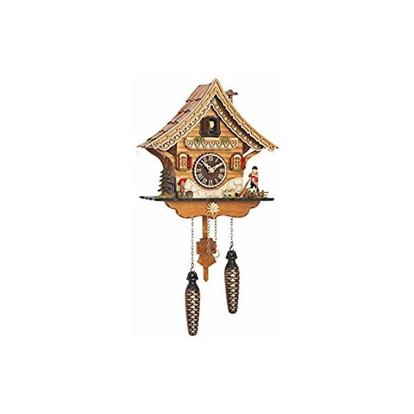 Trenkle Quartz Cuckoo Clock Swiss House with Music TU 4204 QM