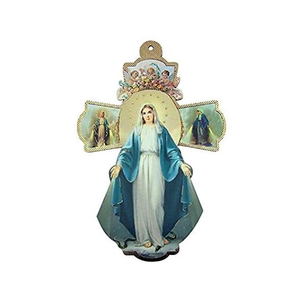Our Lady of Grace with Cherub Angels�A�C�R��on�ؐ��ǃN���X�A12�C���`