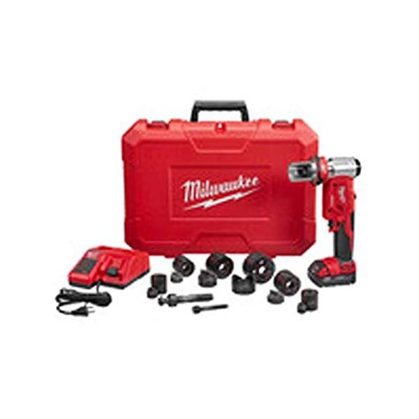 Milwaukee 2677-21 M18 FORCE LOGIC 6T Knockout Tool 1/2" - 2" Kit