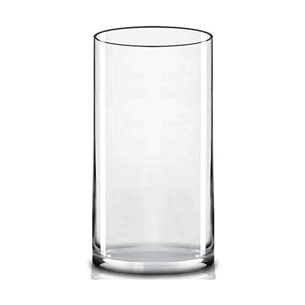 CYS EXCEL Glass Cylinder Vase, Floating Candle Holder, Flower vase, Decorative Centerpiece for Home, Business, Events or Weddings (Pack of 1) 4" Wide