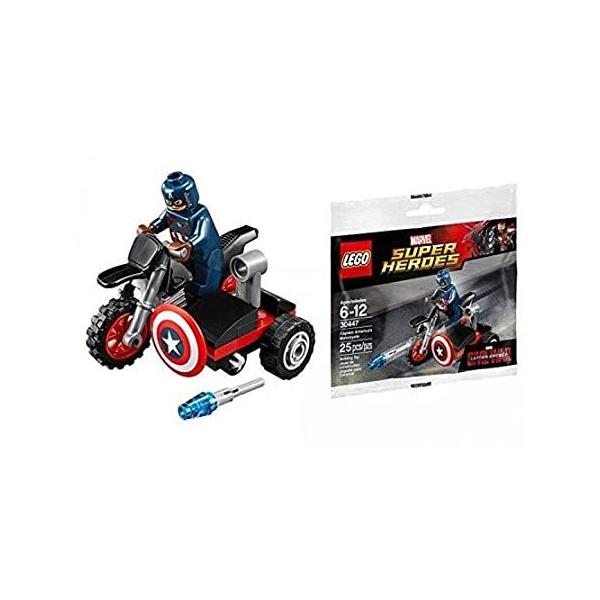 LEGO Marvel Captain America Civil War Captain Americas Motorcycle Mini Set