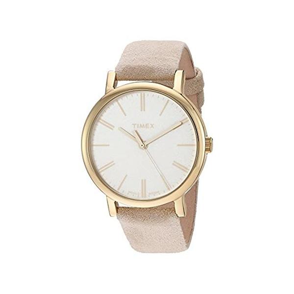 rv Timex Women's TW2P9600 Beige Leather Watch sAi