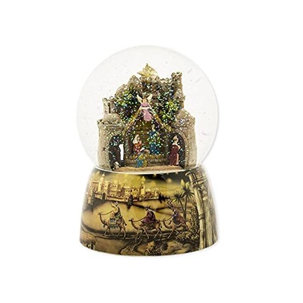 �x�c���w��City Animated Musical�K���XGlitterdome�N���X�}�X120&amp;#xA0;mm Snow Globe�V����by Roman I