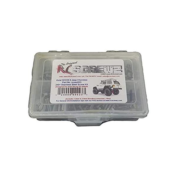 WR AXI023 - Axial Racing SCX10 II Jeep Cherokee (AX90046) Stainless Screw Kit