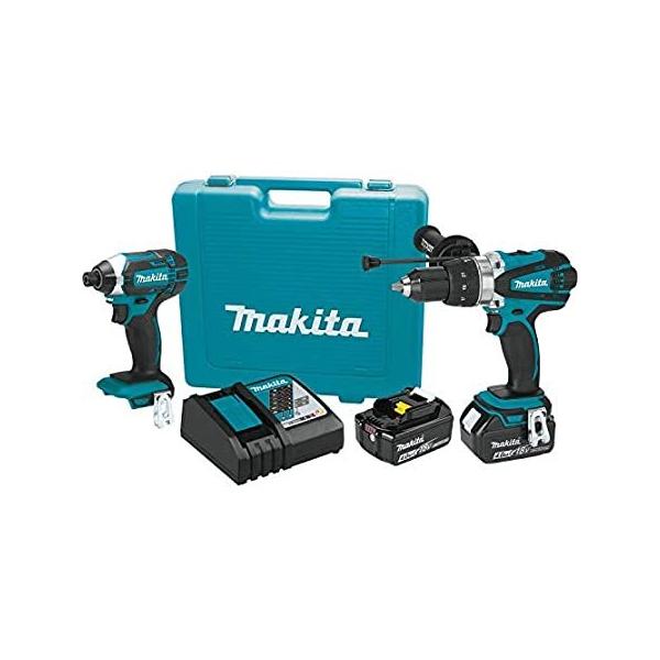 Makita XT263M 18V LXT Lithium-Ion Cordless 2-Pc. Combo Kit (4.0Ah)