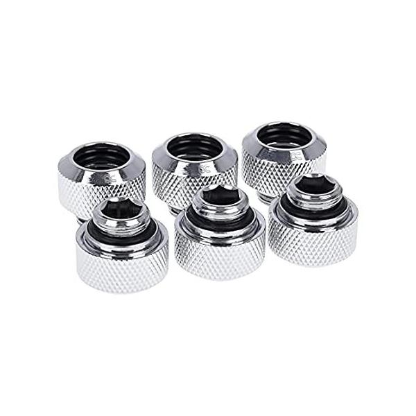 Alphacool Eiszapfen 13mm HardTube compression fitting G1/4 for plexi-brass  sAi