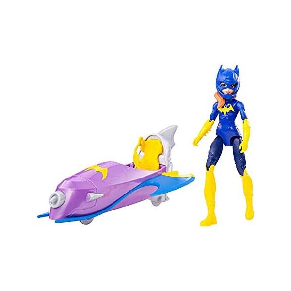 DC Super Hero Girls Batgirl Action Figure with Batjet Vehicle sAi
