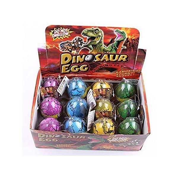 GracesDawn 12 Pack Dinosaur Egg Cute Magic Growing Dinosaur Egg Add Water C sAi
