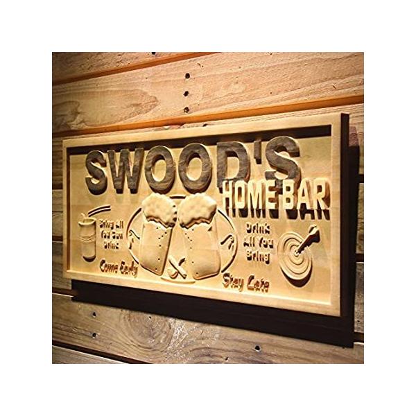 wpa0053��Personalized�z�[���o�[�ؐ�3d����T�C���J�X�^���M�t�gCraved�o�[�r�[���z�[������Lake House Plaques