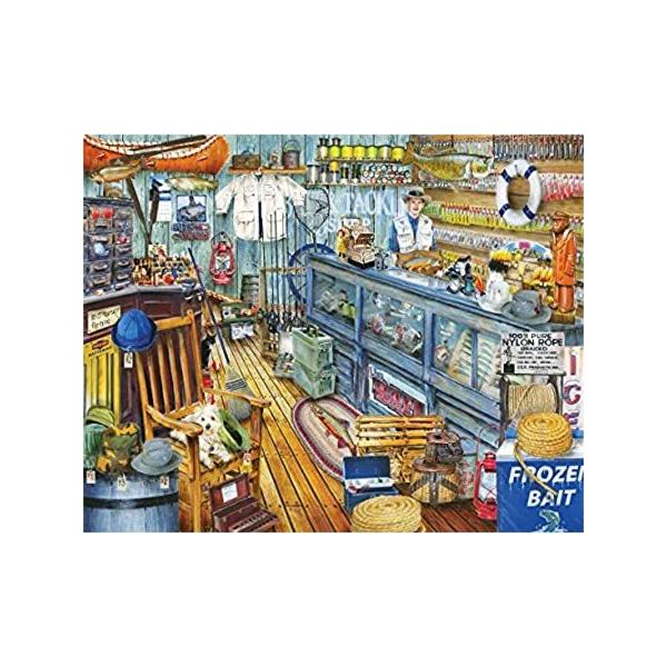 Springbok Puzzles - The Bait Shop - 1000 Piece Jigsaw Puzzle - Large 30 Inc