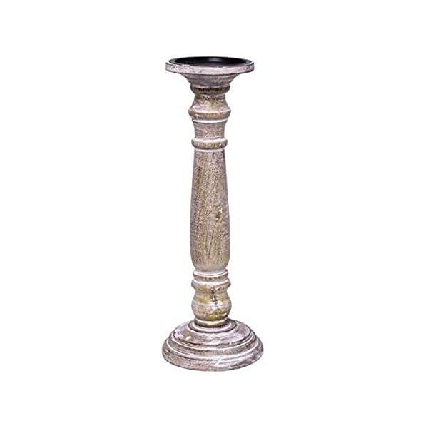 Hosley 14&amp;#xA0;"���ؐ�Candlestick for�s���[���b�N�X�L�����h��/Flamelss Candle�BDistress�d�グCandle