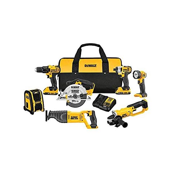 DEWALT 20V MAX Combo Kit, Compact 7-Tool (DCK720D2)