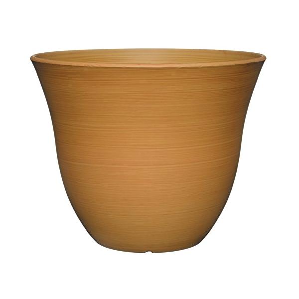 Classic Home and Garden Honeysuckle Planter, Patio Pot, 15" Bamboo
