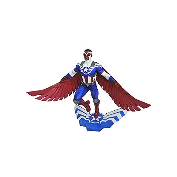 DIAMOND SELECT TOYS Marvel Gallery: Captain America Sam Wilson PVC Figure ���s�A���i