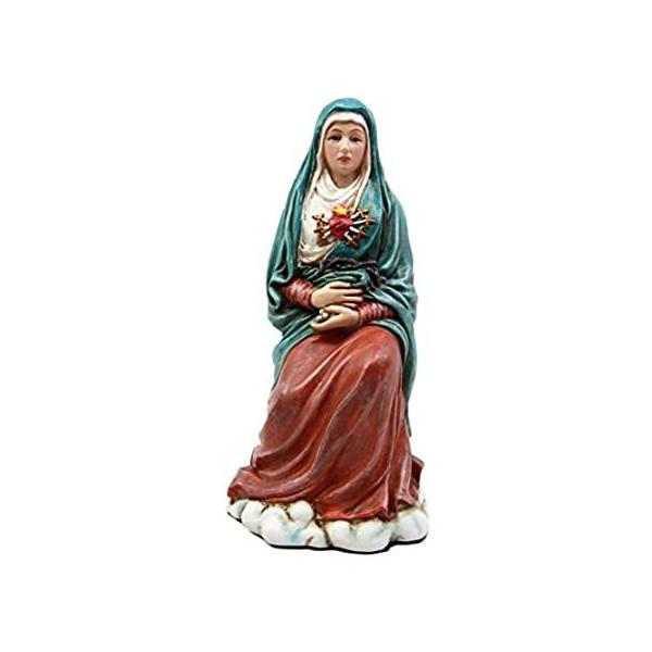 Atlantic Collectibles 聖母マリア 悲しみの母 マーテル ドロロサ 彫刻 高さ6.75インチ 並行輸入品