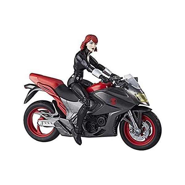 Marvel Legends Series 6-inch Black Widow with Motorcycle