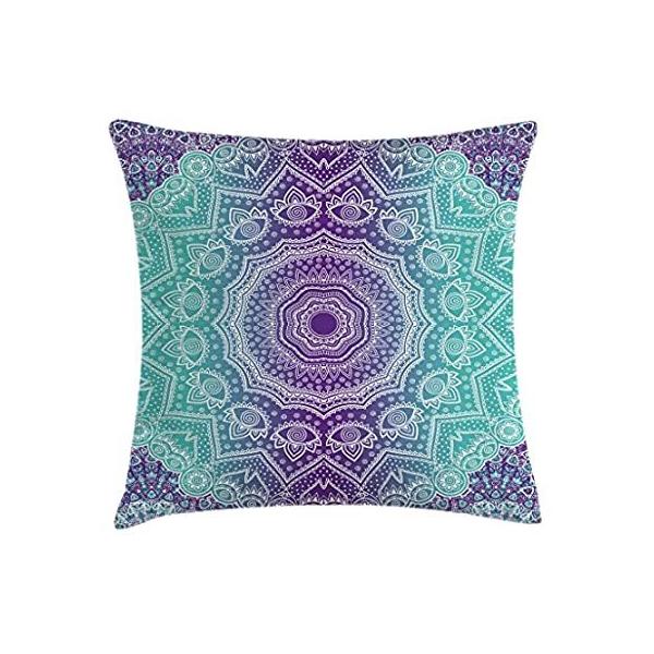 p[vƃ^[RCYNbVJo[by AmbesonneAqbs[Ombre Mandala Inner Peace andґzwith Orn